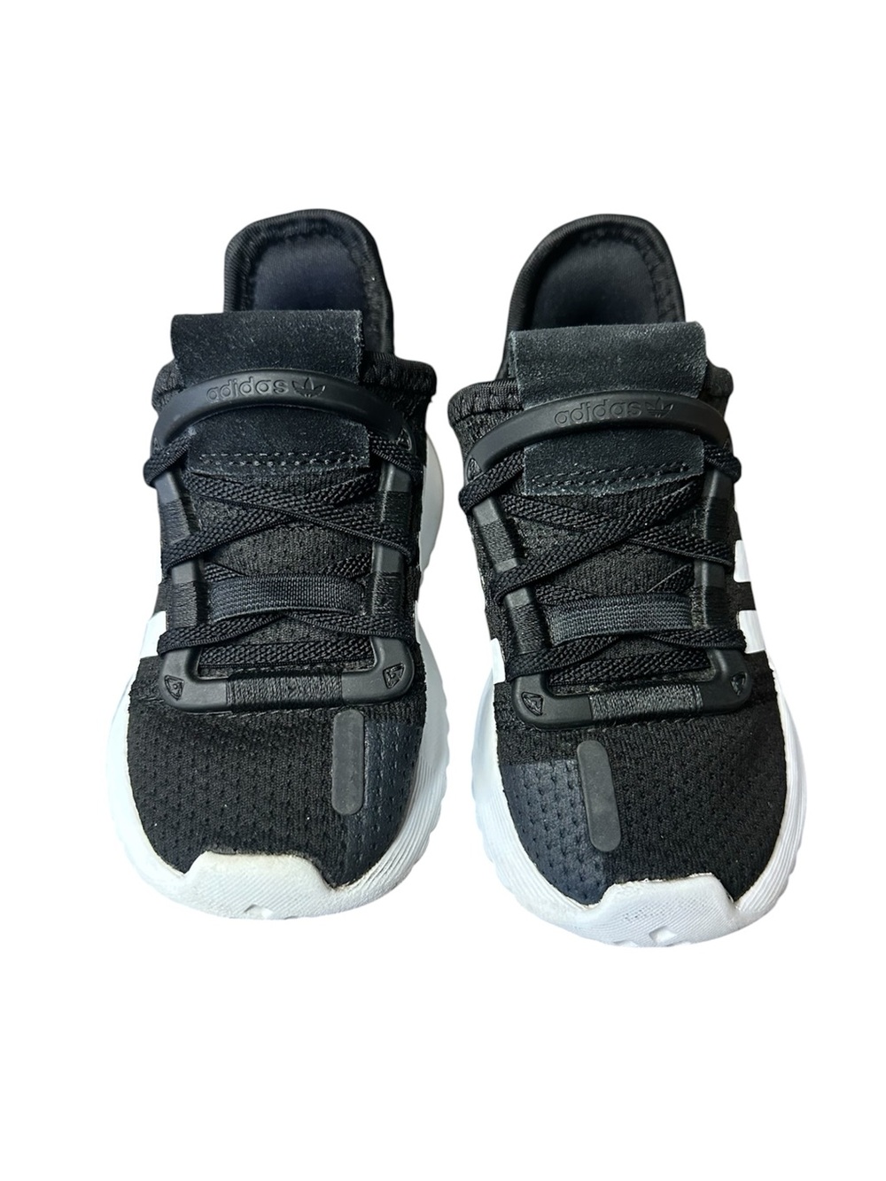 Adidas U_Path Run Toddler Boys Size 7 Black White Sneakers Shoes - Picture 4 of 7